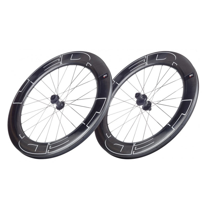 HED Set Vanquish Pro - Juego de Ruedas Ciclismo de Ruta. Perfiles 45, 62, 84 (Freno de disco)