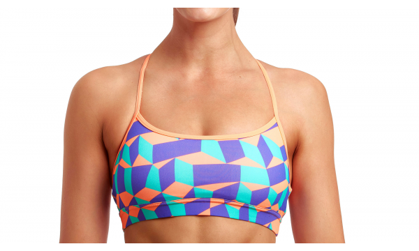 Bikini Top (Parte de Arriba) - Peto de Natación Stacked Candy - Funkita