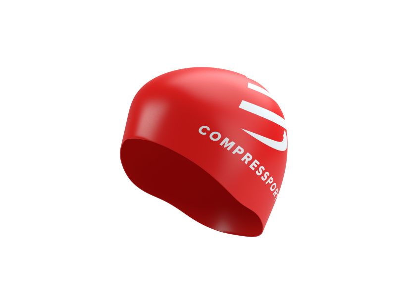 Gorra de natación Compresssport Cap Rojo