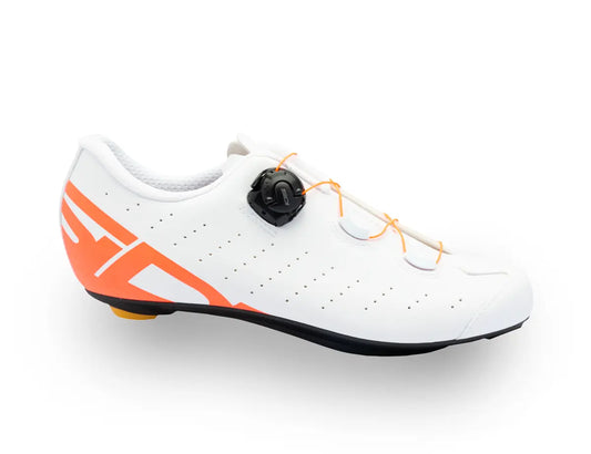 Sidi Fast 2 – Zapatos de ciclismo de ruta blanco coral.