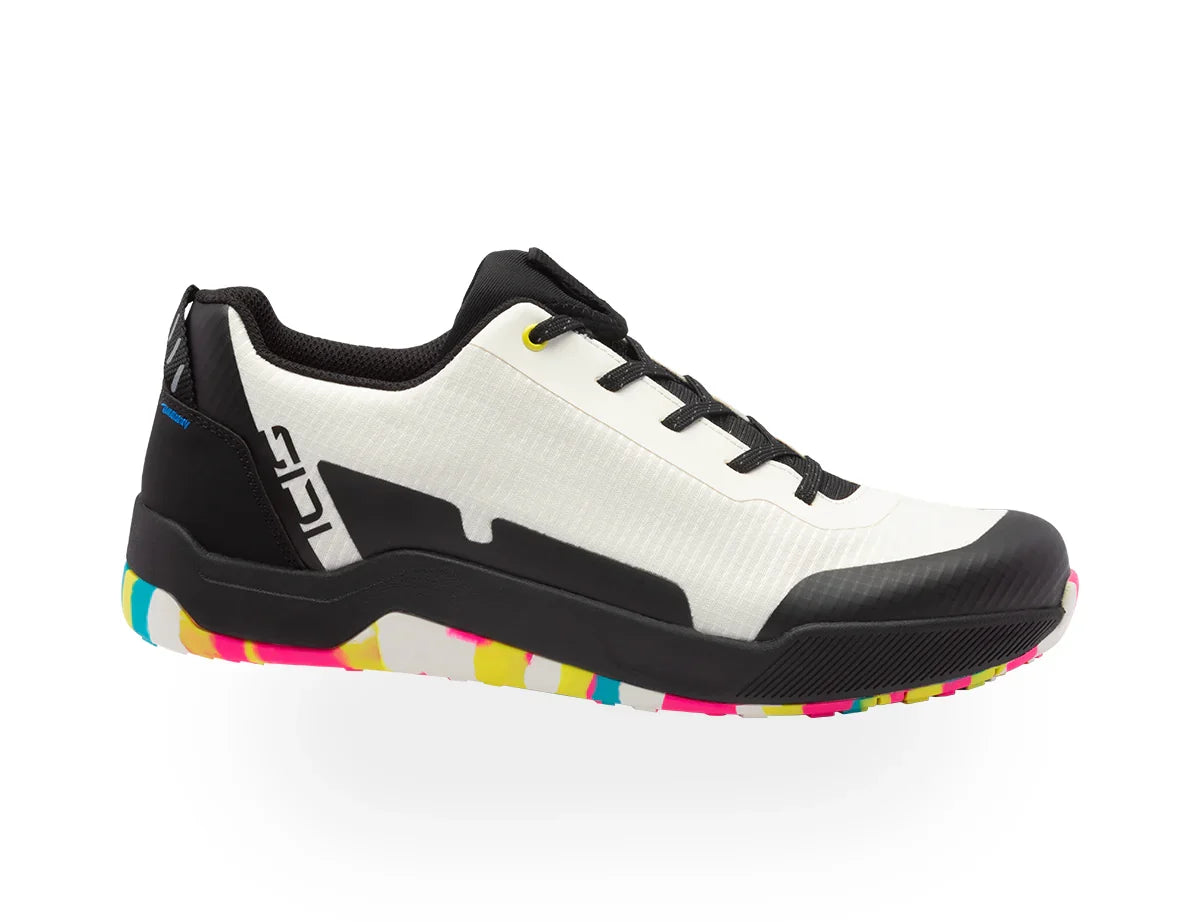 Sidi Zapatilla Enduro / Plataforma Motus Hielo Blanco / Negro