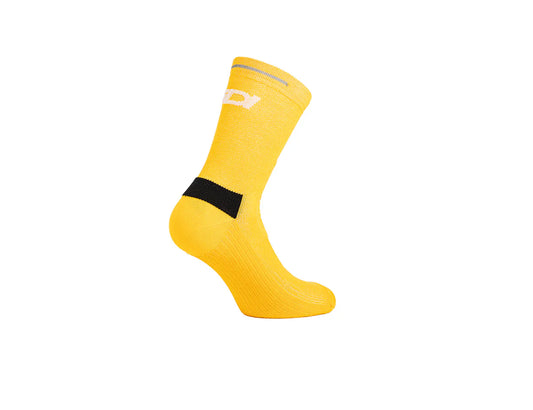 Sidi Visibilis - Calcetín de Ciclismo largo reflectante Amarillo Mostaza