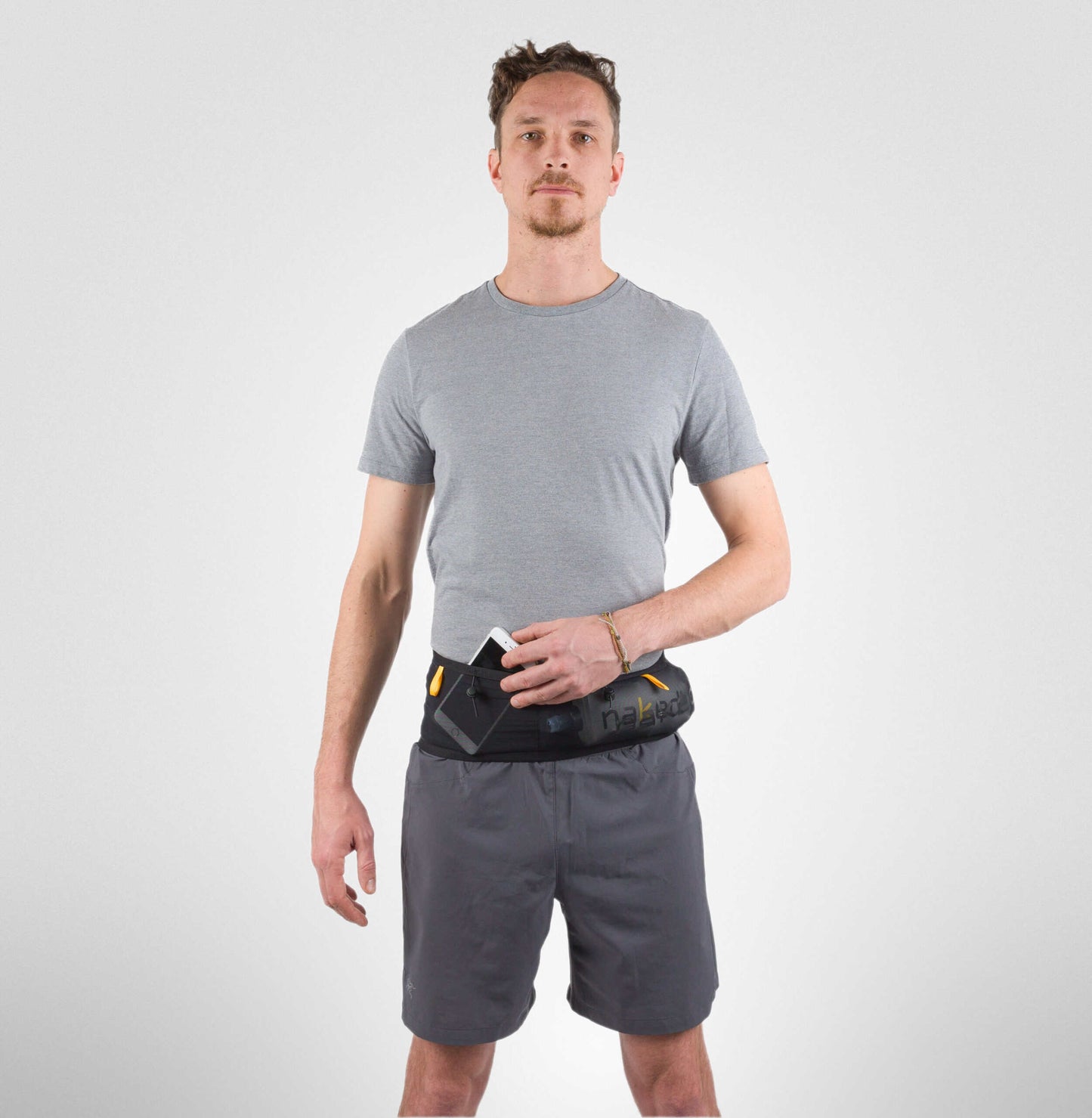 naked Running Band - Cinturón multipropósito de hidratación para running unisex.