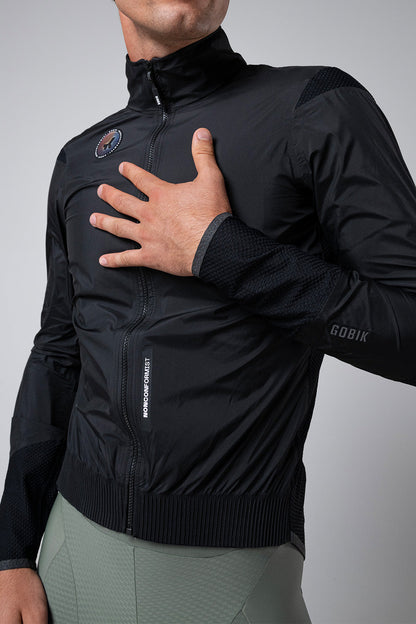 Gobik EXO 2.0 – Chaqueta cortaviento impermeable de ciclismo unisex. Manga larga