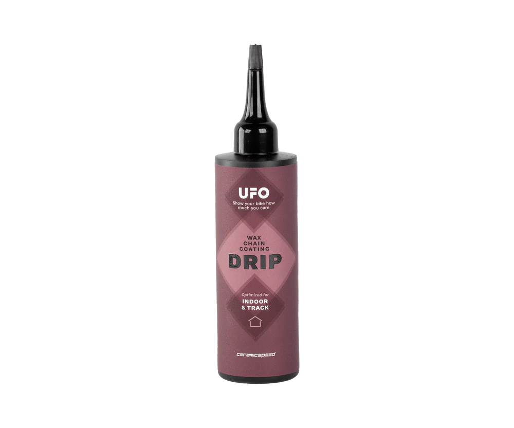 CeramicSpeed UFO Drip Indoor – Lubricante de cadena para ciclismo indoor.