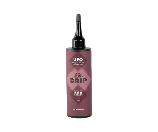 CeramicSpeed UFO Drip Indoor – Lubricante de cadena para ciclismo indoor.