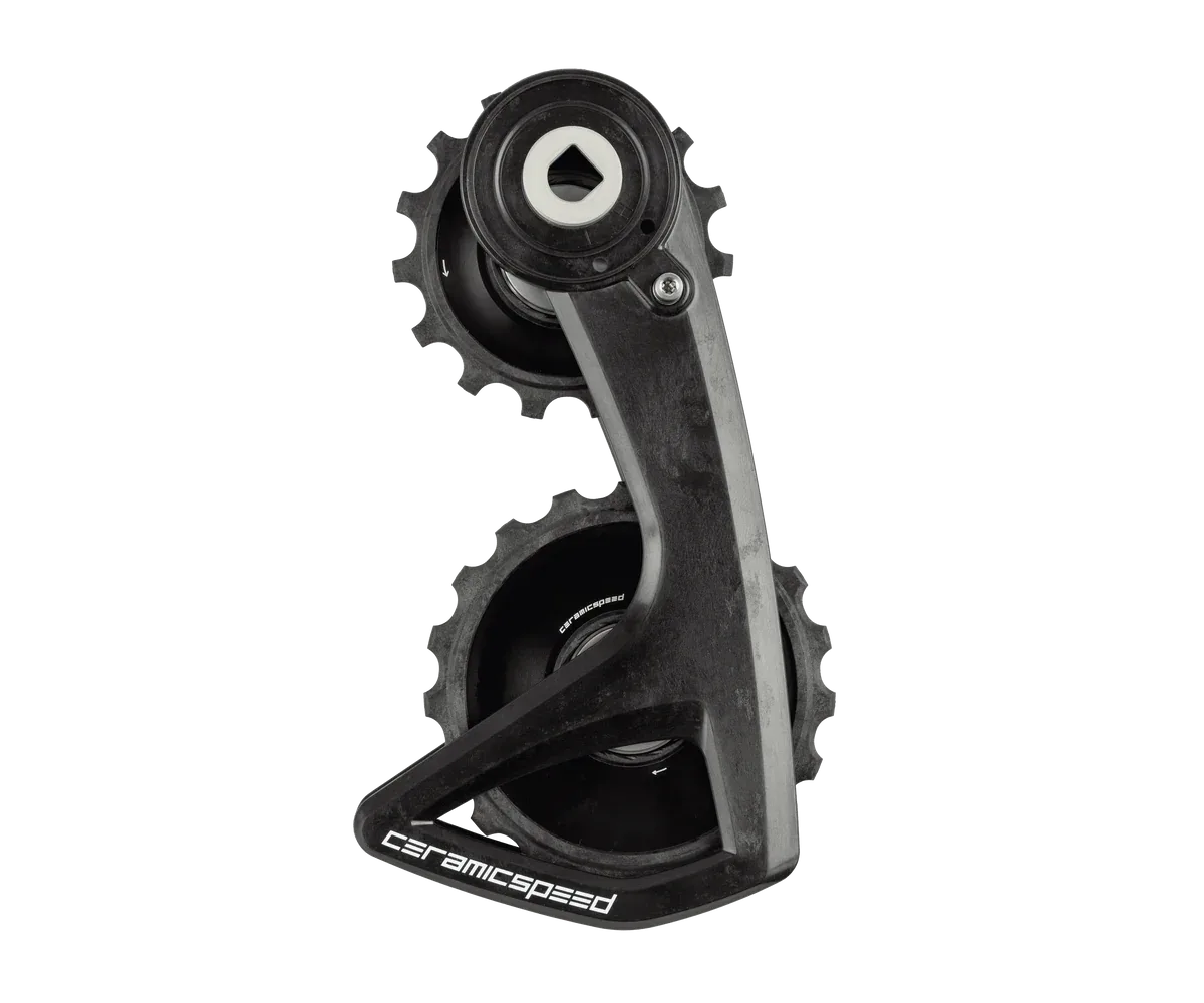 CeramicSpeed OSPW RS Alloy para SRAM Red/Force AXS – Sistema de roldanas sobredimensionadas.