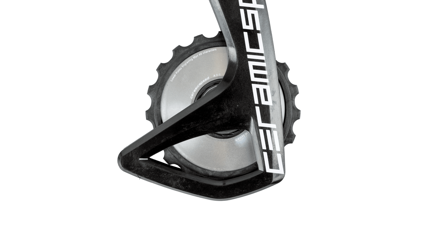 CeramicSpeed OSPW RS ALPHA para Shimano 9250/8150 – Sistema de roldanas para bicicleta de ruta.