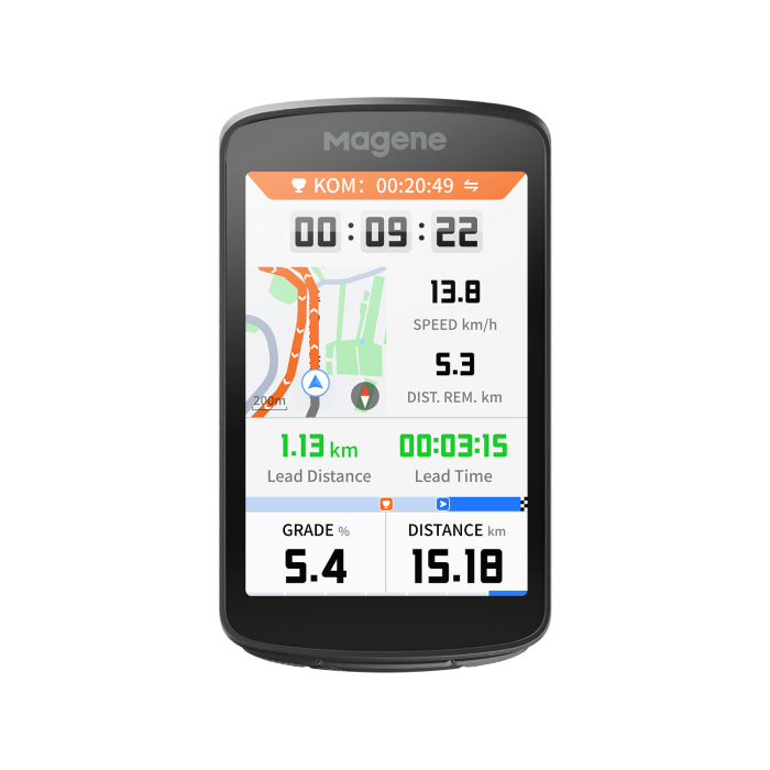 Magene Bike Computer C706 - Ciclocomputador de ciclismo GPS, rutas, datos