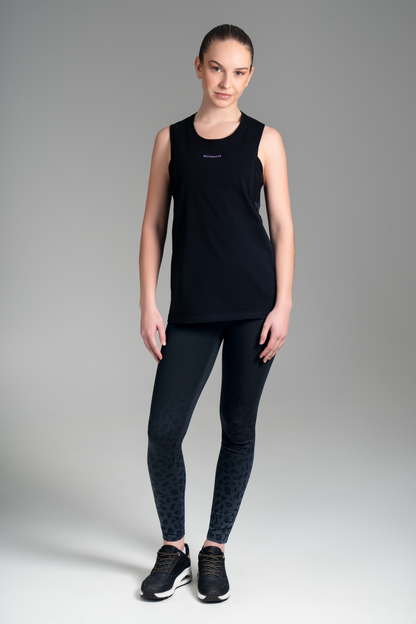 Ultimate Polera - Camiseta sin mangas de Mujer (Negro)