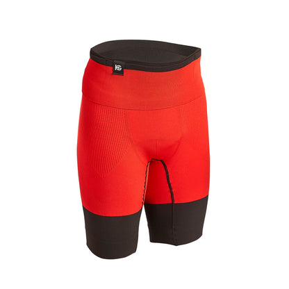 SportHG Orelia – Short de compresión de trail running con cinturón de 2 L para hombre (2 colores)
