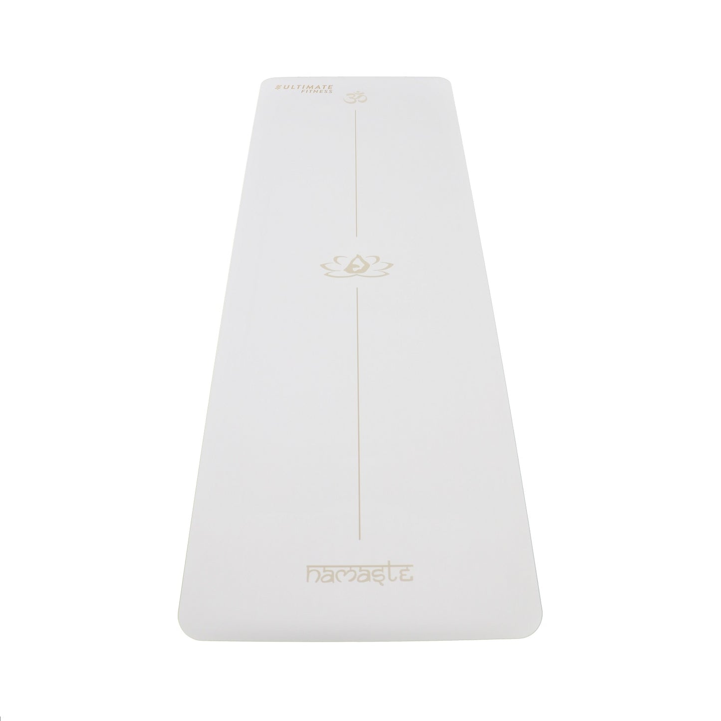 Mat de Yoga Premium PU Natural Rubber 5 mm Blanco