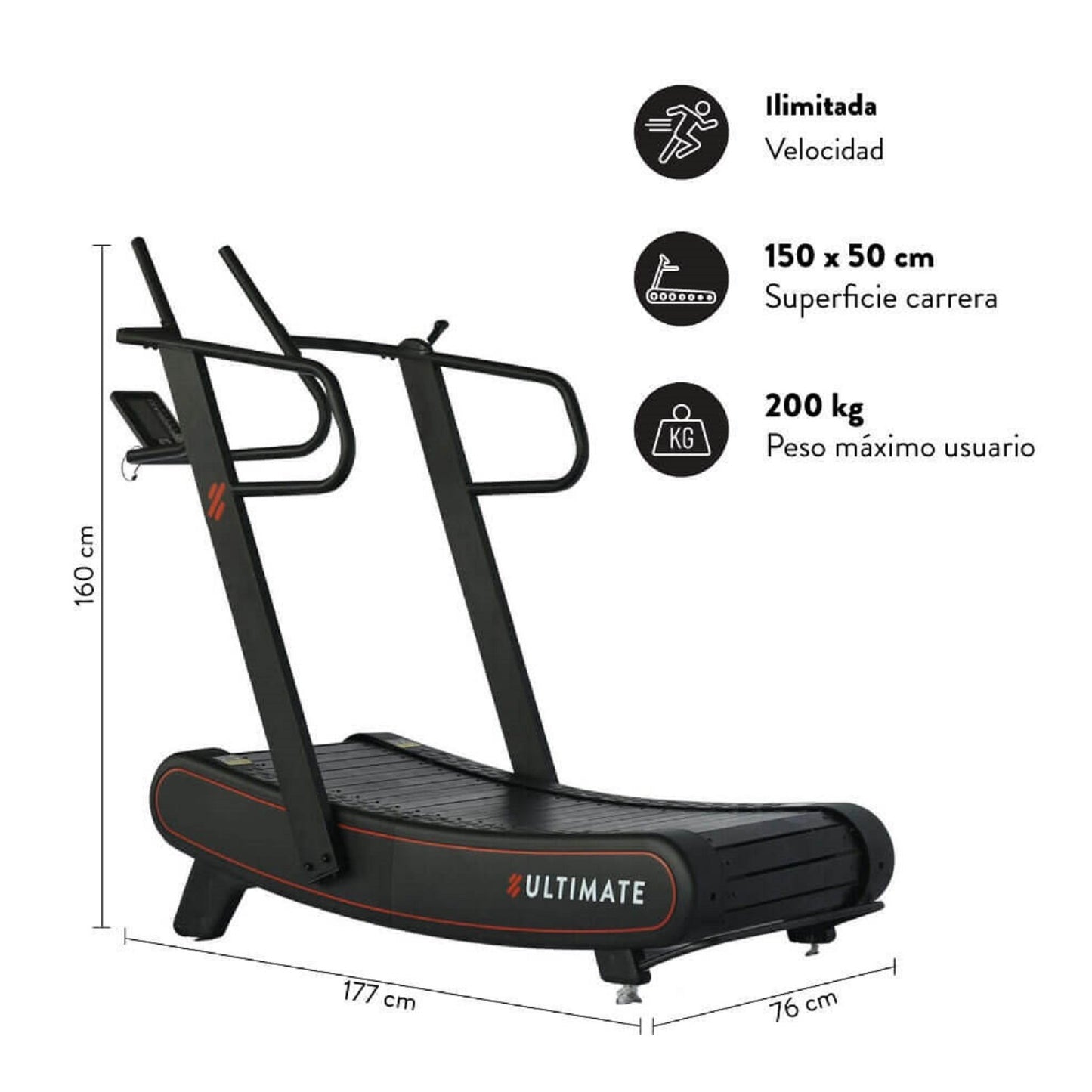 Trotadora Curva C600 - Ultimate
