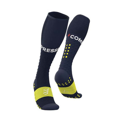 Compressport Full Socks RUN - Calcetines Largos compresores de Running (Sodalite Blue)