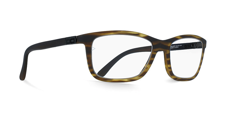 Gloryfy GX Paradiso Stripes Brown L – Anteojos de pantalla deportivos irrompibles