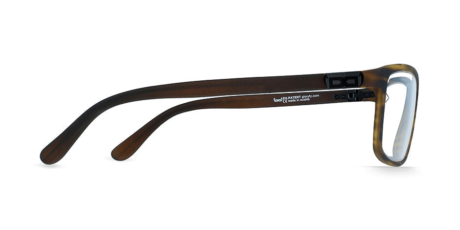 Gloryfy GX Downtown Stripes Brown L – Anteojos de pantalla deportivos irrompibles