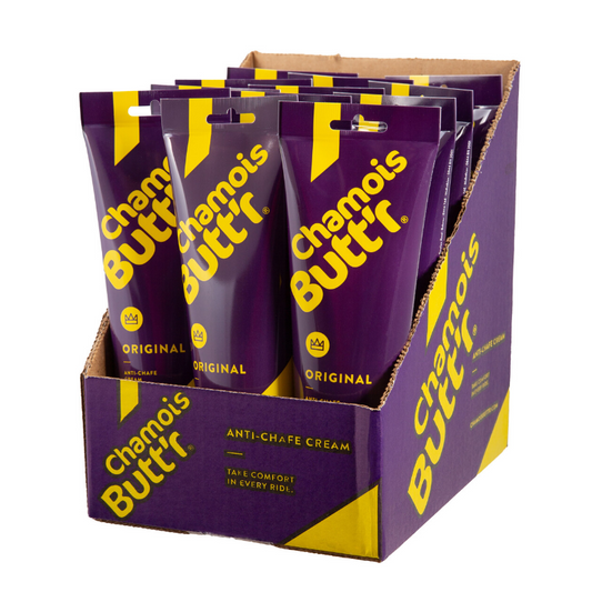 Chamois Butt'r Original - (12 Tubos de 8 oz)  - Crema Lubricante deportiva Antirozaduras