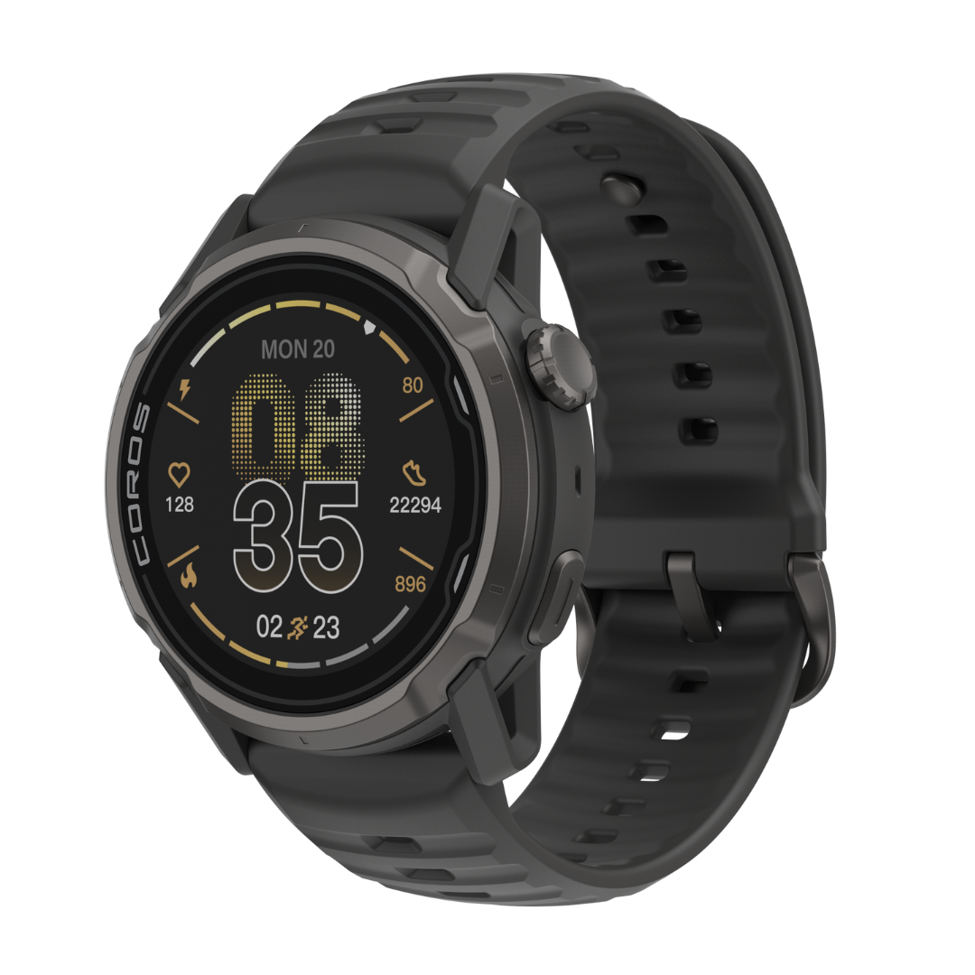 COROS Apex 4 – Reloj GPS multideporte de montaña con titanio y zafiro
