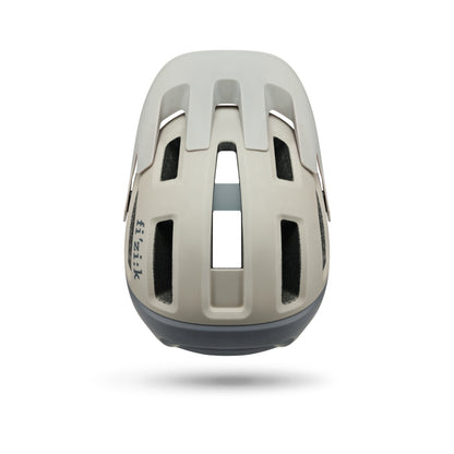 Fizik Kassis - Casco de ciclismo de montaña MTB con Luz roja incluida (Gris Mud-Sand)