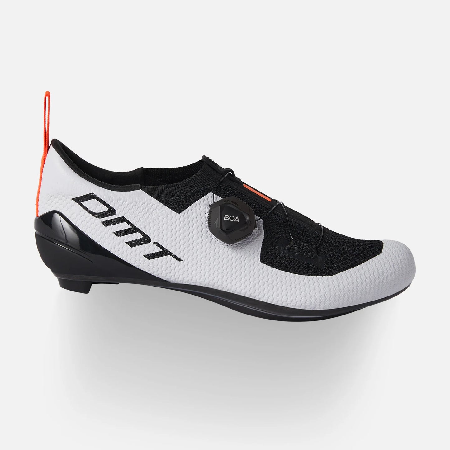 DMT KT1 – Zapato de ciclismo de Triatlón (blanco negro 1 boa)
