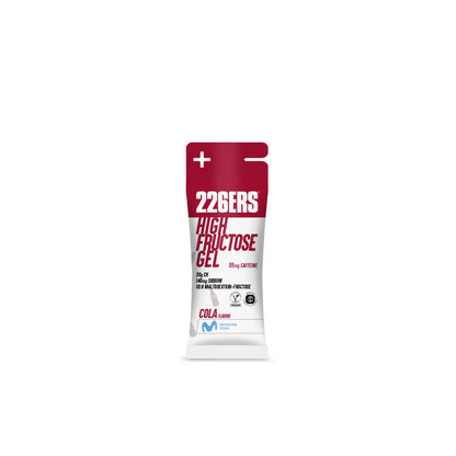 226ERS High Fructose Gel – Gel energético con Con Cafeína y fructosa. Sabor Cola (3 formatos 80 g, 44 g y en Caja de )
