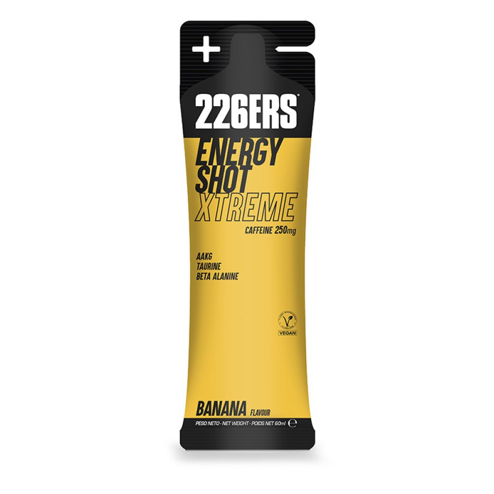 226ers Energy Shot Banana Xtreme - Mezcla liquida energética alta en cafeína 60ml