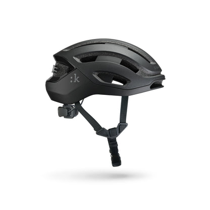 Fizik Kudo - Casco de ciclismo de ruta con Luz roja incluida (Negro)