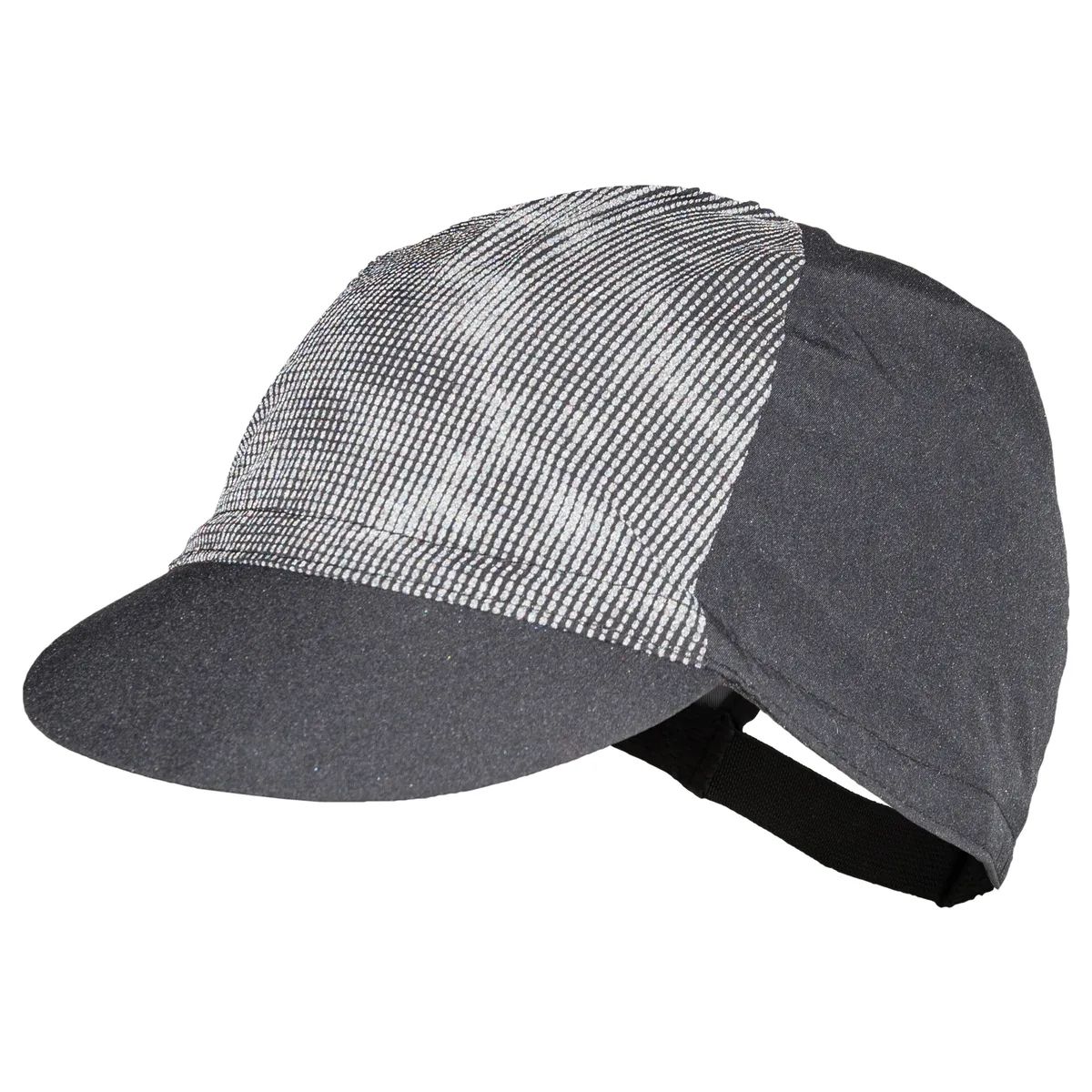 Gorra AGU Cap Prime Reflection negra detalle reflectantes visibilidad