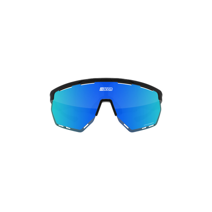 Scicon Aerowing - Anteojos deportivos de ciclismo Marco Negro Multimirror + Rain Clear Lenses