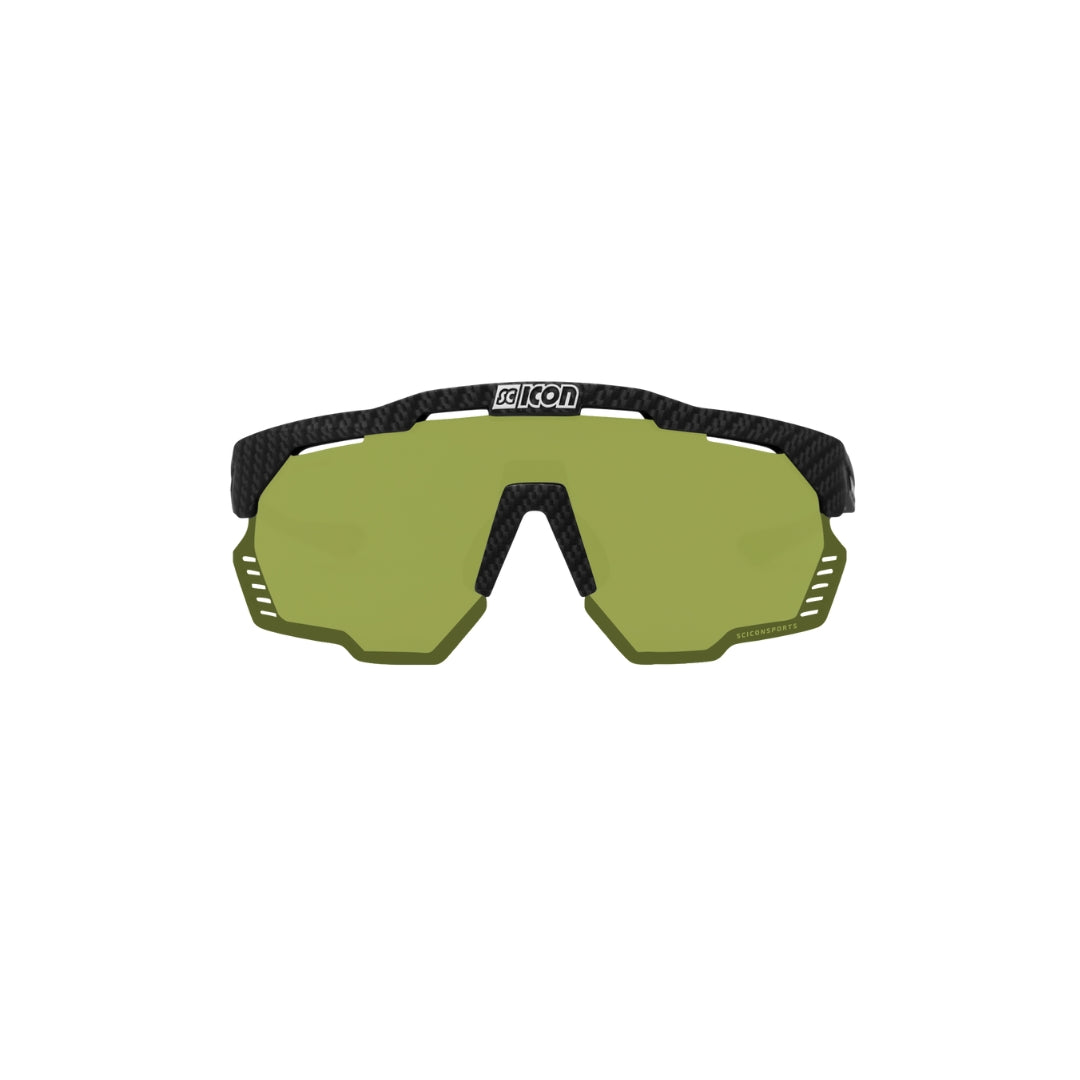 Scicon Aeroshade Kunken Sunglasses Green Trail + Pink Lenses - Anteojos deportivos