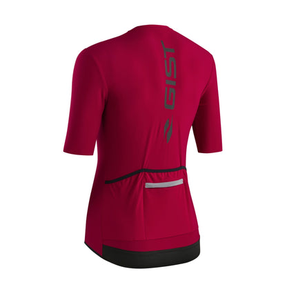 Gist Supremo Jersey - Tricota de ciclismo manga corta mujer (3 colores: Blanco, Negro, Amaranto)