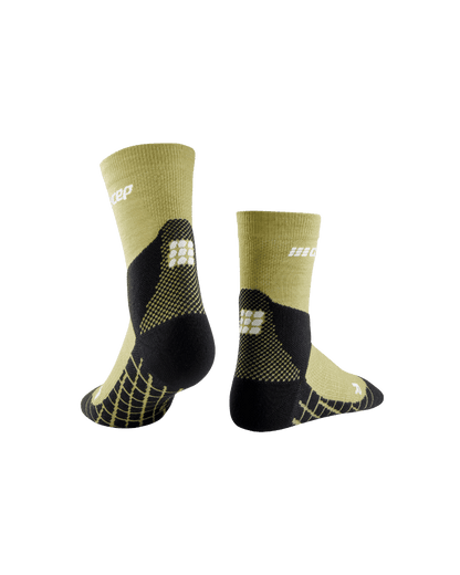 CEP Hiking Light Merino – Calcetines de senderismo de corte medio para hombre