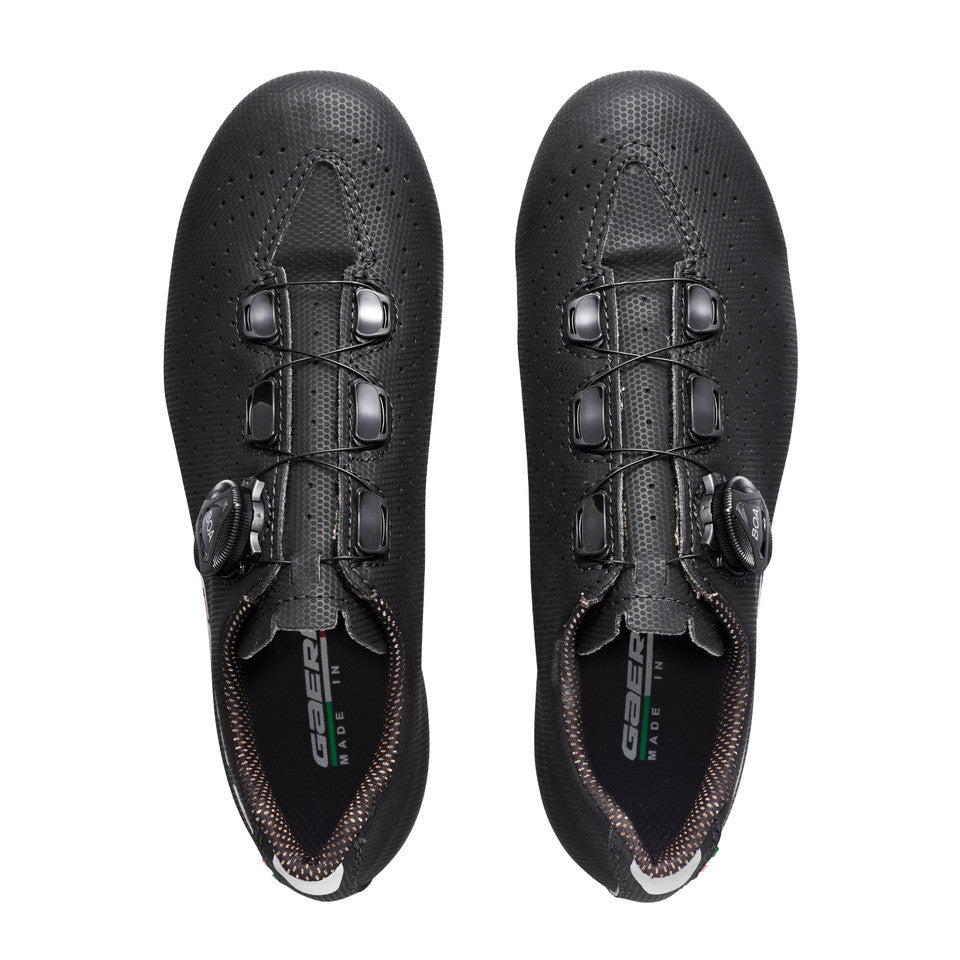 GAERNE G. SPRINT LADY - Zapato de Ciclismo de ruta para Mujer. Suela Nylon y Carbono (Color Negro)