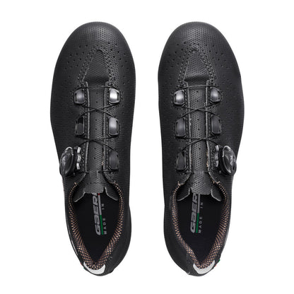 GAERNE G. SPRINT LADY - Zapato de Ciclismo de ruta para Mujer. Suela Nylon y Carbono (Color Negro)