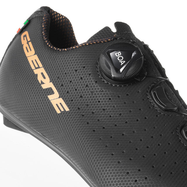 GAERNE G. SPRINT LADY - Zapato de Ciclismo de ruta para Mujer. Suela Nylon y Carbono (Color Negro)