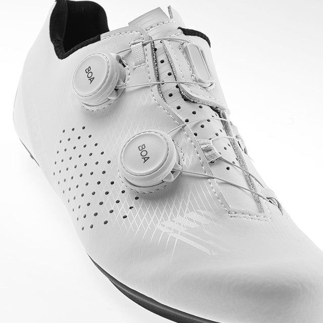 Gaerne Carbon G.FUGA – Zapato de ciclismo de ruta suela full carbono Blanco