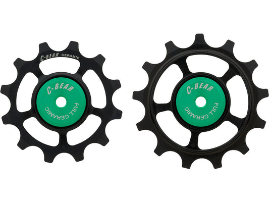 Roldanas C-Bear - Shimano Original Cage Max FULL Cerámicas. Green Edition