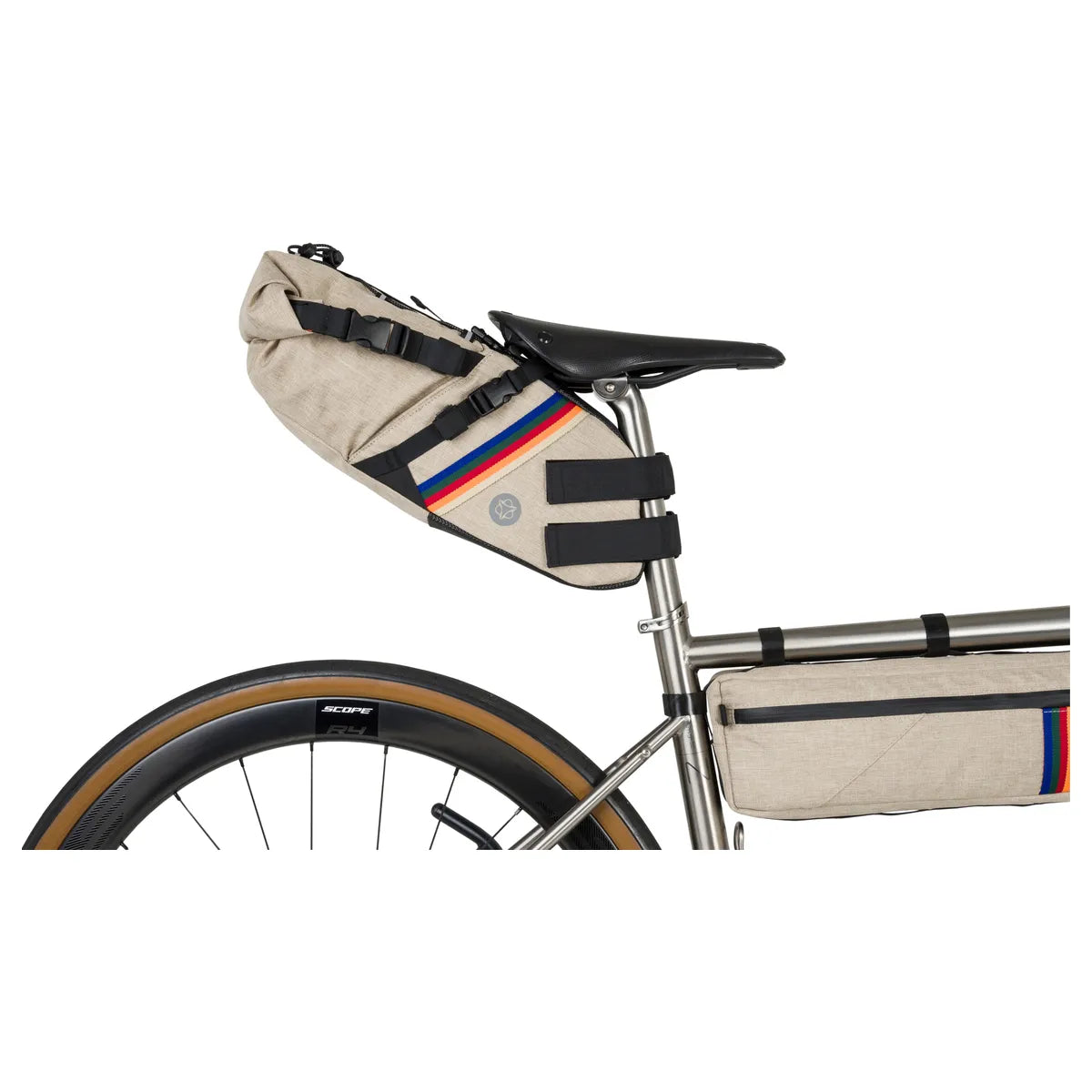 Agu Seat Pack Venture Vintage 10 L | Bolso de ciclismo bajo sillín bikepacking