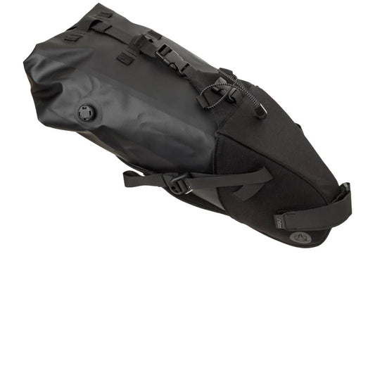 Bolsa sillín bikepacking AGU Venture Extreme negro vista lateral