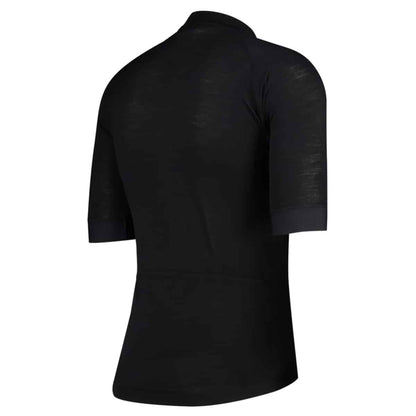 Tricota AGU Six6 merino negra detalle bolsillos traseros ciclismo