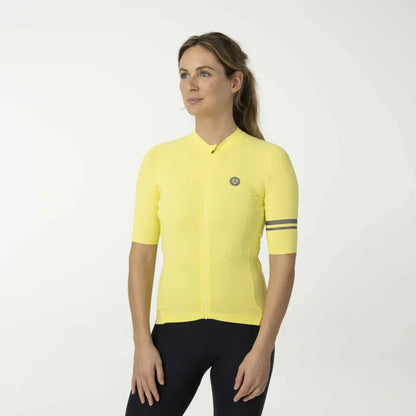 Agu Yellowtail Jersey - Tricota de Ciclismo Mujer (Amarillo visible)