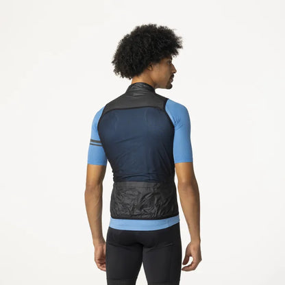 AGU Essential - Cortaviento de Ciclismo sin mangas Negro.  Ultraliviano, Compacto y Windproof