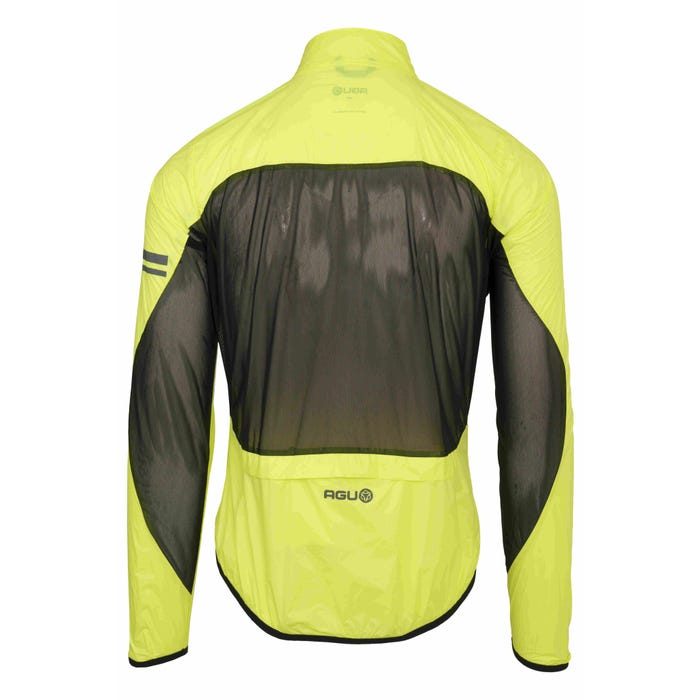 Chaqueta Cortaviento Ciclismo Unisex AGU Essential | Amarillo