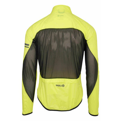Chaqueta Cortaviento Ciclismo Unisex AGU Essential | Amarillo
