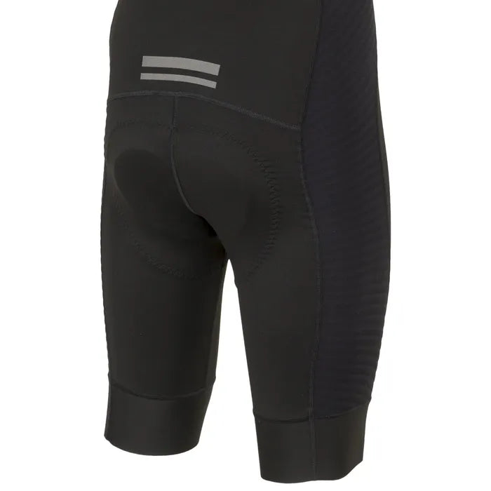 Calza AGU Compression Bibshort Contour detalle de panel lateral con compresión