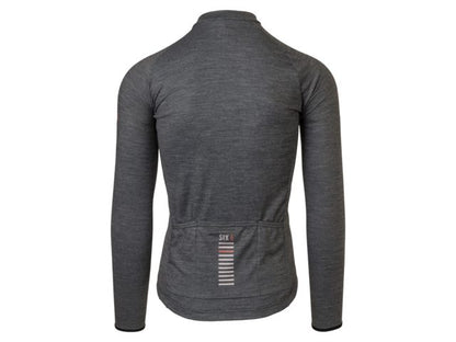 Tricota AGU Six6 Merino manga larga negro vista trasera bolsillos