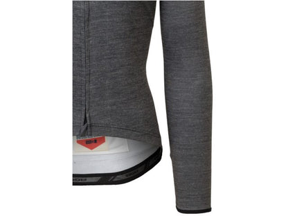 Tricota AGU Six6 Merino manga larga negro vista lateral ciclismo