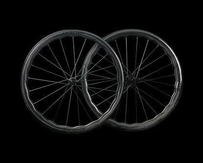 Elite Wheels Drive Helix 46D SS - Juego de Ruedas de Carbono perfil 46. Freno Disco