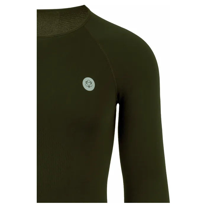 Agu Baselayer- Primera capa de ciclismo Manga Larga Transpirable (Negro o Verde)