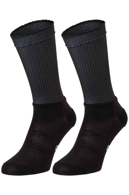 Agu Aero Premium - Calcetines de ciclismo Aerodinámicos (Colores Blanco y Negro)